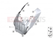 BMW Motorrad BMW 2015 C-Models C 650 GT 16 (0C05, 0C15) Grill trim, plastic