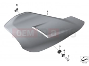 BMW Motorrad BMW 2015 C-Models C 650 GT 16 (0C05, 0C15) Trim for end muffler