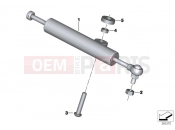 BMW Motorrad BMW 2015 S models S 1000 RR 17 (0D50, 0D60) Steering damper, adjustable