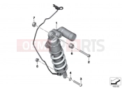 BMW Motorrad BMW 2015 S models S 1000 RR 17 (0D50, 0D60) Spring strut, rear