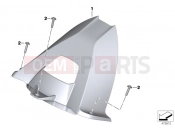 BMW Motorrad BMW 2015 S models S 1000 RR 17 (0D50, 0D60) Wheel cover, rear