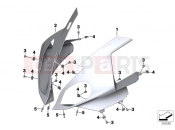 BMW Motorrad BMW 2015 S models S 1000 RR 17 (0D50, 0D60) Trim panel upper part