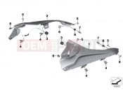 BMW Motorrad BMW 2015 S models S 1000 RR 17 (0D50, 0D60) Side trim panel top