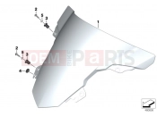 BMW Motorrad BMW 2015 S models S 1000 RR 17 (0D50, 0D60) Windshield