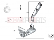 BMW Motorrad BMW 2015 S models S 1000 RR 17 (0D50, 0D60) HP Titanium exhaust system
