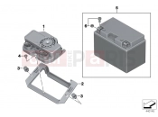 BMW Motorrad BMW 2015 S models S 1000 RR 17 (0D50, 0D60) Retrofit antitheft alarm system