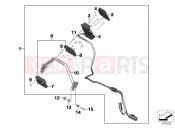 BMW Motorrad BMW 2015 S models S 1000 XR (0D03, 0D13) Retrofit GPS preparations
