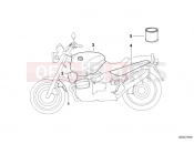 BMW Motorrad BMW 1994 R-Models 4V R 850 R 94 (0401,0406) Painted parts 704 graphit