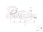 BMW Motorrad BMW 1994 R-Models 4V R 850 R 94 (0401,0406) Rear light