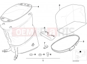 BMW Motorrad BMW 1994 R-Models 4V R 850 R 94 (0401,0406) tank-top bag 99