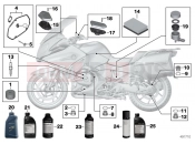 BMW Motorrad BMW 2017 R-Models K5x R 1200 RT (0A03, 0A13) Engine oil / maintenance service