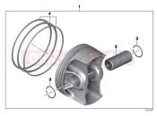 BMW Motorrad BMW 2017 R-Models K5x R 1200 RT (0A03, 0A13) Piston with rings and wristpin