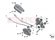 BMW Motorrad BMW 2017 R-Models K5x R 1200 RT (0A03, 0A13) Exhaust flap