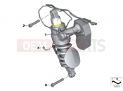BMW Motorrad BMW 2017 R-Models K5x R 1200 RT (0A03, 0A13) Spring strut, ESA, rear
