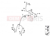 BMW Motorrad BMW 2017 R-Models K5x R 1200 RT (0A03, 0A13) Brake line front