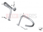 BMW Motorrad BMW 2017 R-Models K5x R 1200 RT (0A03, 0A13) Rear safety bar