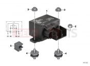 BMW Motorrad BMW 2017 R-Models K5x R 1200 RT (0A03, 0A13) Starter relay