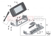 BMW Motorrad BMW 2017 R-Models K5x R 1200 RT (0A03, 0A13) Control panel for radio/ microphone