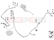 BMW Motorrad BMW 2017 C-Models C evolution (0C03) Brake lines, ABS rear