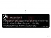 BMW Motorrad BMW 2017 C-Models C evolution (0C03) Label 