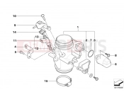 BMW Motorrad BMW 2005 F-Models F 650 CS 04 (0177,0187) Throttle Housing Assy