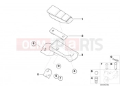 BMW Motorrad BMW 2005 F-Models F 650 CS 04 (0177,0187) Rear footrests