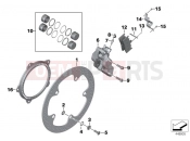BMW Motorrad BMW 2005 R-Models 4V R 850 R 02 (0428) Front wheel brake