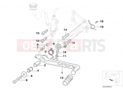 BMW Motorrad BMW 2005 R-Models 4V R 850 R 02 (0428) Brake pedal
