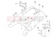 BMW Motorrad BMW 2005 R-Models 4V R 850 R 02 (0428) Rear carrier part