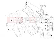 BMW Motorrad BMW 2005 R-Models 4V R 850 R 02 (0428) Registration plate mounting