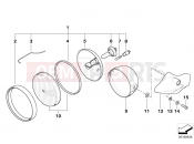 BMW Motorrad BMW 2005 R-Models 4V R 850 R 02 (0428) Headlight/finisher