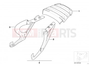 BMW Motorrad BMW 1995 R-Models 4V R 850 R 94 (0401,0406) Luggage grid