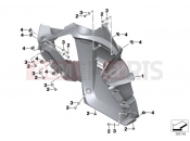 BMW Motorrad BMW 2018 C-Models C evolution (0C03) Grill cover
