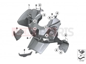 BMW Motorrad BMW 2018 C-Models C 650 GT 16 (0C05, 0C15) Leg shield, upper
