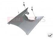 BMW Motorrad BMW 2018 C-Models C 650 GT 16 (0C05, 0C15) Center cover