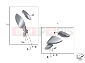 BMW Motorrad BMW 2018 C-Models C 650 GT 16 (0C05, 0C15) Mirror