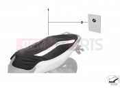 BMW Motorrad BMW 2018 C-Models C 650 GT 16 (0C05, 0C15) Rain-resistant cover, seat bench