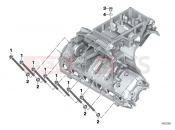 BMW Motorrad BMW 2018 K models 6-cylinder K 1600 Bagger (0F51, 0F53) Screw con.f.engine housing lower section