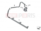 BMW Motorrad BMW 2018 K models 6-cylinder K 1600 Bagger (0F51, 0F53) Secondary air system
