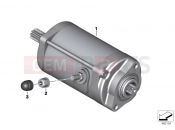 BMW Motorrad BMW 2018 K models 6-cylinder K 1600 Bagger (0F51, 0F53) Starter