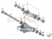 BMW Motorrad BMW 2018 K models 6-cylinder K 1600 Bagger (0F51, 0F53) Trailing arm