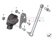 BMW Motorrad BMW 2018 K models 6-cylinder K 1600 Bagger (0F51, 0F53) Level sensor, front