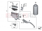 BMW Motorrad BMW 2018 K models 6-cylinder K 1600 Bagger (0F51, 0F53) Clutch control assembly