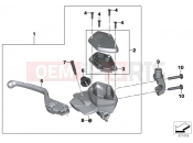BMW Motorrad BMW 2018 K models 6-cylinder K 1600 Bagger (0F51, 0F53) Handbrake lever