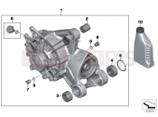 BMW Motorrad BMW 2018 K models 6-cylinder K 1600 Bagger (0F51, 0F53) Right-angle gearbox, rear