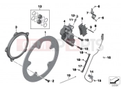 BMW Motorrad BMW 2018 K models 6-cylinder K 1600 Bagger (0F51, 0F53) Front wheel brake