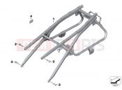 BMW Motorrad BMW 2018 K models 6-cylinder K 1600 Bagger (0F51, 0F53) Rear frame