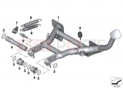 BMW Motorrad BMW 2018 K models 6-cylinder K 1600 Bagger (0F51, 0F53) Center stand
