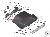 BMW Motorrad BMW 2018 K models 6-cylinder K 1600 Bagger (0F51, 0F53) Case, lower part