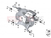 BMW Motorrad BMW 2018 K models 6-cylinder K 1600 Bagger (0F51, 0F53) Interior trim